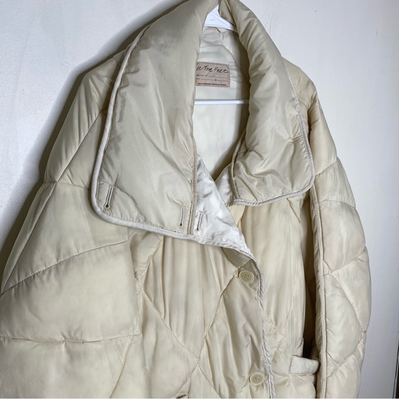Free People/We The Free: "Never Say Never" Quilted Puffer Jacket Oversized - Picture 7 of 16